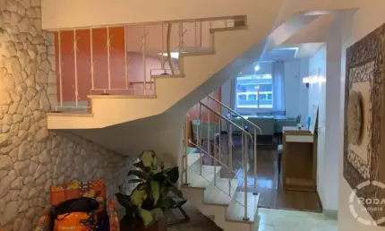 Apartamento duplex com 3 dormitórios à venda, 180 m² por r$ 860.000 - boqueirão - santos/sp