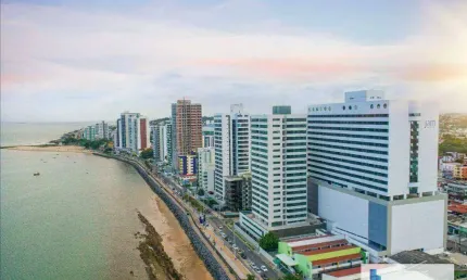 Flat com 1/2 dormitório à venda, 41 m² a partir de r$ 350.000 - casa caiada - olinda/pe