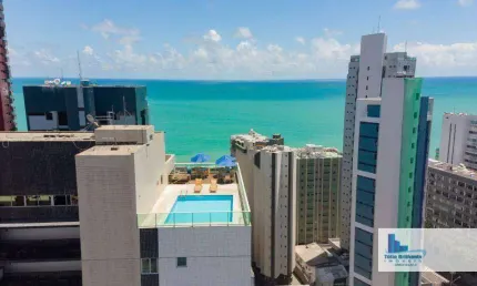 Apartamento com 1 dormitório à venda, 60 m² por r$ 550.000,00 - boa viagem - recife/pe