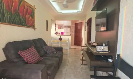 Impecável  ap 1 dormitório sacada vista mar prédio c piscina ocian