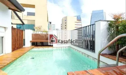 Cobertura duplex, mobiliada, na vila olímpia, são paulo/sp