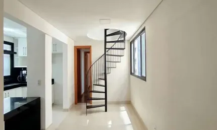 Cobertura com 2 quartos para alugar na rua guaratinga, 30, sion, belo horizonte, 120 m2 por r$ 6.000