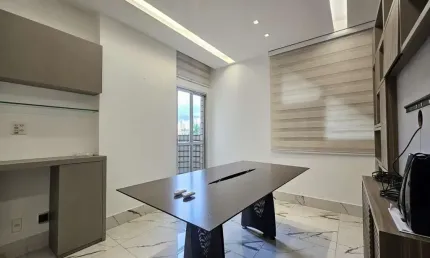 Sala comercial com 2 salas para alugar na avenida do contorno, 8000, lourdes, belo horizonte, 117 m2 por r$ 5.500