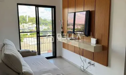 Apartamento à venda no condomínio torres de málaga apartamento semi mobiliado (com armários planeja