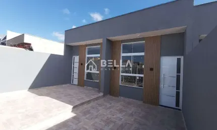 Casa nova à venda por r$210.000 – 2 dormitórios, design moderno e acabamento premium no parque são