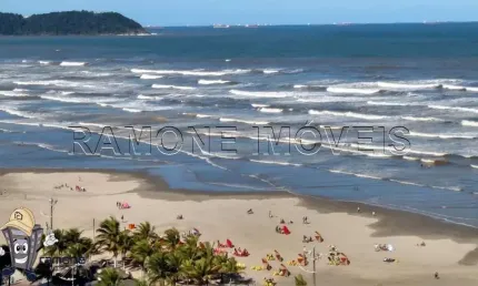 Vende-se apto com vista para o mar, conjunto dos bancários de praia grande na aviação  / sp