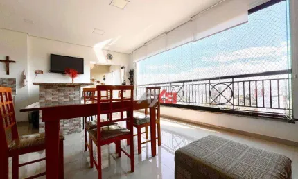 Apartamento com 3 dorms sendo 2 suítes 140 m² - vila ema - são josé dos campos/sp