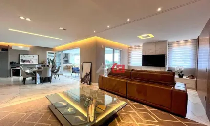 Apartamento com 4 suítes - mobiliado - à venda, 278 m² - jardim aquarius - são josé dos campos/sp