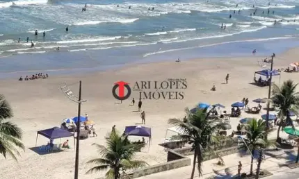 Apartamento de frente para o mar com varanda gourmet – 2 dormitórios