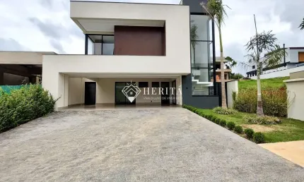 Casa de luxo c/ piscina no alphaville castelo itu - 3 suítes e escritório!