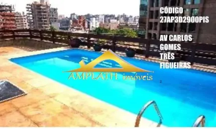 Apartamento com 2 quartos à venda no três figueiras, porto alegre , 120 m2 por r$ 2.900.000