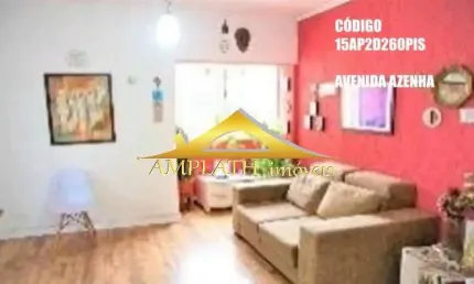 Apartamento com 2 quartos à venda no azenha, porto alegre , 68 m2 por r$ 260.000
