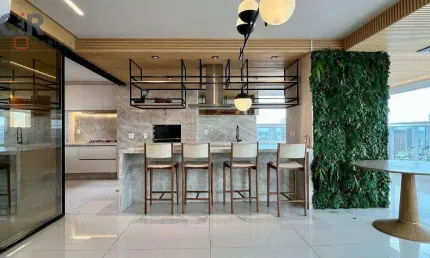 Apartamento com 2 dormitórios para alugar, 200 m² por r$ 16.660,00/mês - setor marista - goiânia/go