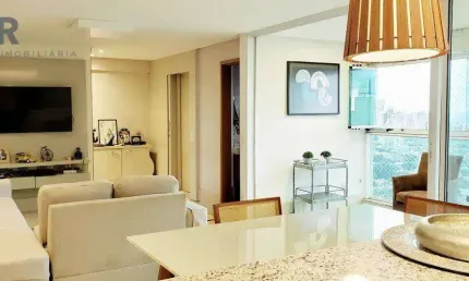 Apartamento mobiliado com 3 suítes à venda, 111 m² por r$ 1.100.000 - setor marista - goiânia/go