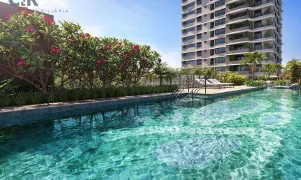 Apartamento com 2 dormitórios à venda, 80 m² - vista para o vaca brava - por r$ 1.200.000 - setor bueno - goiânia/go