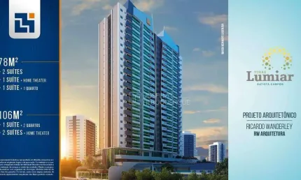 Torre Lumiar - Venda - Batista Campos - Apartamento com 2 quartos, 78 m² por R$ 799.676 - Belém/PA