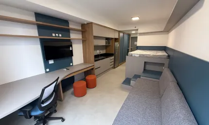 Studio mobiliado completo - viva trindade -| disponível agora!