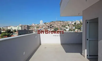 Cobertura com 2 quartos e 2 vagas para locação no santa efigênia