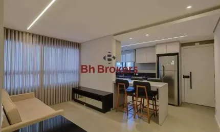 Apartamento semimobiliado de 2 quartos para locação no bairro santa efigênia.