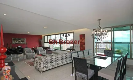 Apartamento 4 suítes mobiliado para aluguel no bairro vila da serra