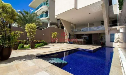 Casa mobiliada de 4 quartos para locação em condominio fechado fazenda da serra