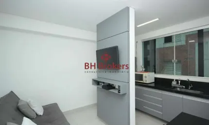 Apartamento mobiliado 1 quarto para locação no bairro savassi