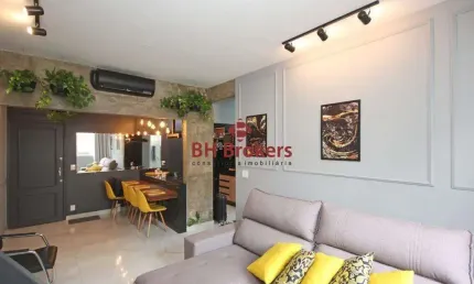 Apartamento mobiliado 2 quartos para aluguel no bairro coração de jesus!