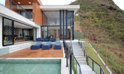 Casa 5 quartos mobiliada para aluguel no condomínio mirante da mata