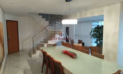 Cobertura mobiliada de 4 quartos para locação no bairro gutierrez