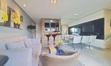 Apartamento mobiliado com 3 quartos para locação no sion.
