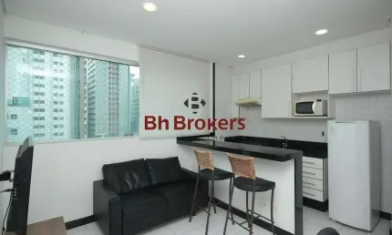 Apartamento com 1 quarto para alugar na Rua Bernardo Guimarães, 2222, Lourdes, Belo Horizonte