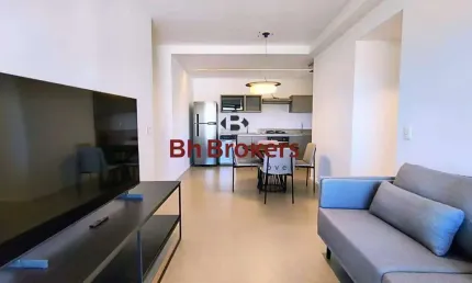 Apartamento mobiliado de 2 quartos para locação no vila da serra