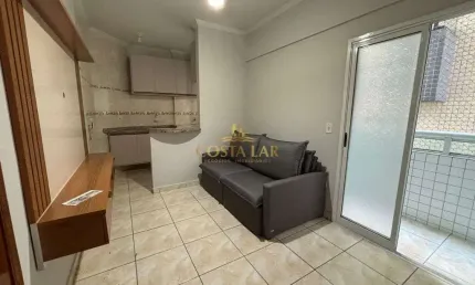 Apartamento à venda com 1 quarto e móveis planejados - boqueirão - praia grande!