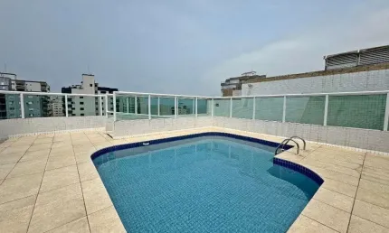 Apartamento muito bem localizado e vista livre na guilhermina - praia grande