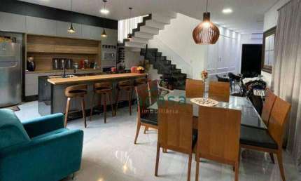 Sobrado com 3 suítes à venda, 196 m² por R$ 1.690.000 - Condomínio Paysage Felicitá - Cascavel/PR
