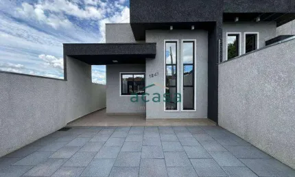 Casa com 1 suíte + 2 dormitórios à venda, 90 m² por R$ 540.000 - Universitário - Cascavel/PR
