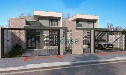 Casa com duas suítes à venda, 90 m² - Tropical III - Cascavel/PR