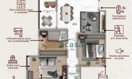 Apartamento no Ed. Paris Palace à venda, 73 m² por R$ 564.409 - Neva - Cascavel/PR