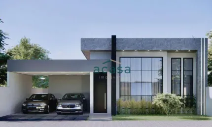 Casa com 3 Suítes duas sendo máster com closet à venda, 183 m² Paraiso Tropical - Cascavel/PR