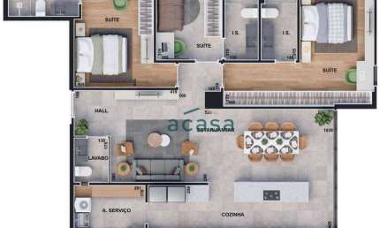 Apartamento à venda por R$ 1.140.000,00 - Tropical  - Cascavel/PR
