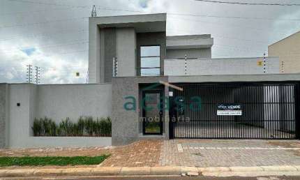 Sobrado com 3 suítes e 1 dormitório à venda, 184 m² por R$ 1.680.000 - Colinas Tropical - Cascavel/PR