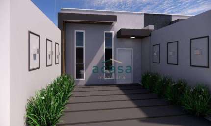 Casa com 1 suíte 2 dormitórios à venda, 70 m² por R$ 350.000 - Florais do Parana - Cascavel/PR