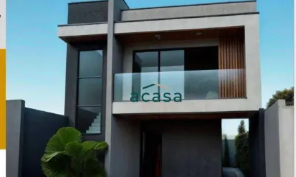 Sobrado com 3 dormitórios à venda, 160 m² por r$ 810.000,00 - jardim piovesan - cascavel/pr