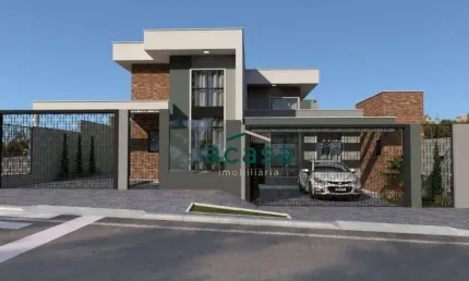 Casa com 3 dormitórios à venda, 86 m² por r$ 650.000,00 - fag - cascavel/pr