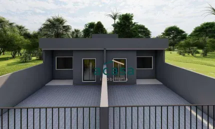 Casa com 3 dormitórios à venda, 60 m² - ecopark - cascavel/pr