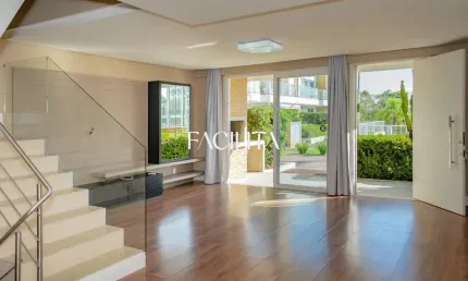 Casa em condomínio fechado com 4 quartos para alugar na rodovia haroldo soares glavan, 3430, cacupé, florianópolis por r$ 11.000