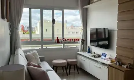 Amplo apartamento de 1 dormitório totalmente mobiliado
