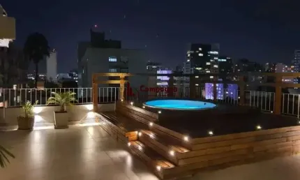 Cobertura com 3 quartos, 235² privativos,  e elevador, na rua coronel bordini,