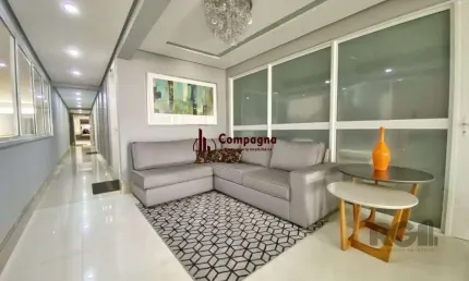 Excelente apartamento 1 dormitório com suíte , lavabo e vaga coberta