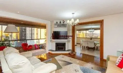 Vende-se luxuosa cobertura 329m² com 3 suítes e 3 vagas de garagem no petrópolis